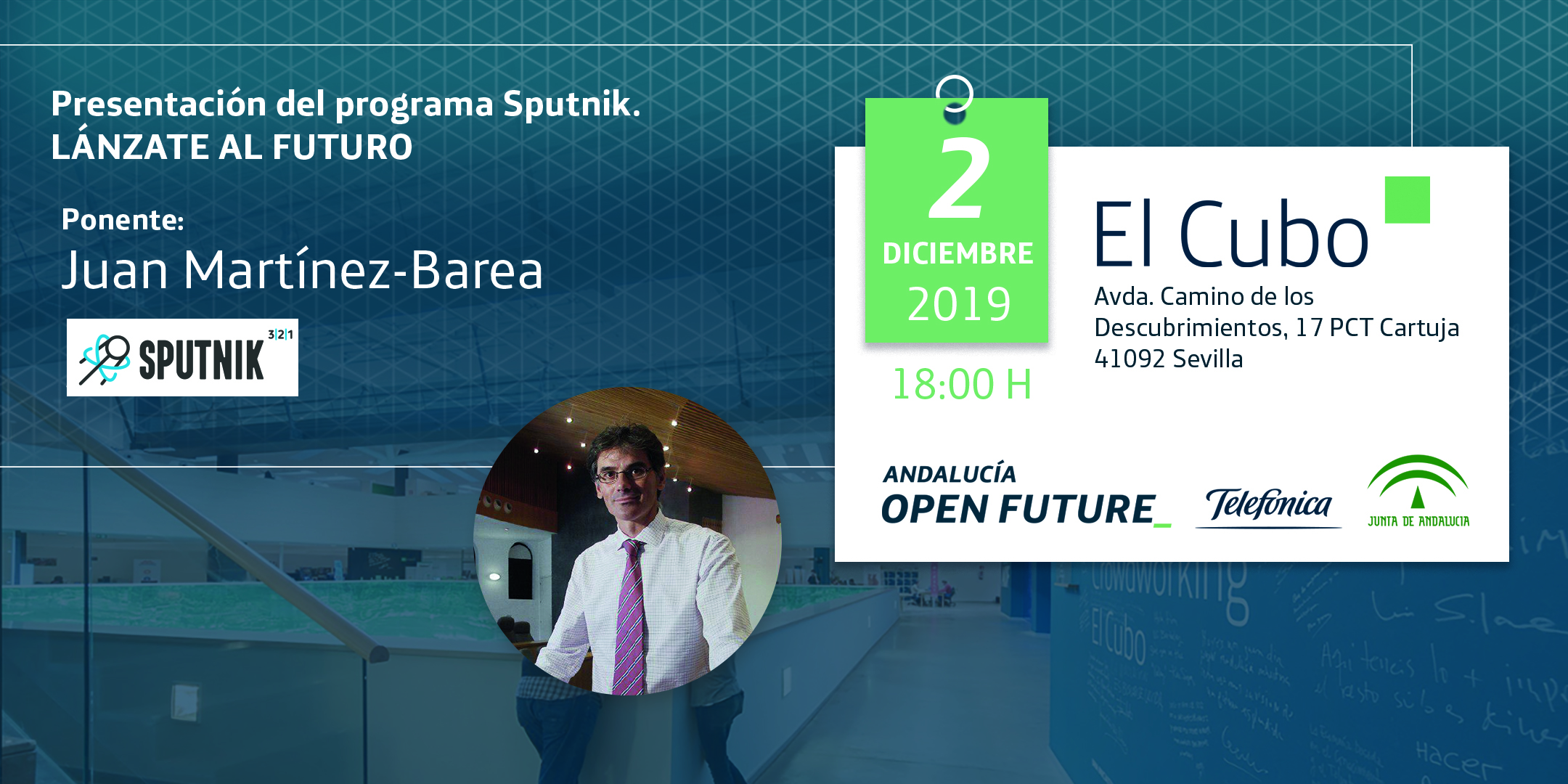 Presentación del programa Sputnik en El Cubo | Andalucía Open Future